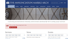 Desktop Screenshot of annunciationmarblearch.mcmorranmedia.com