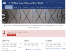 Tablet Screenshot of annunciationmarblearch.mcmorranmedia.com